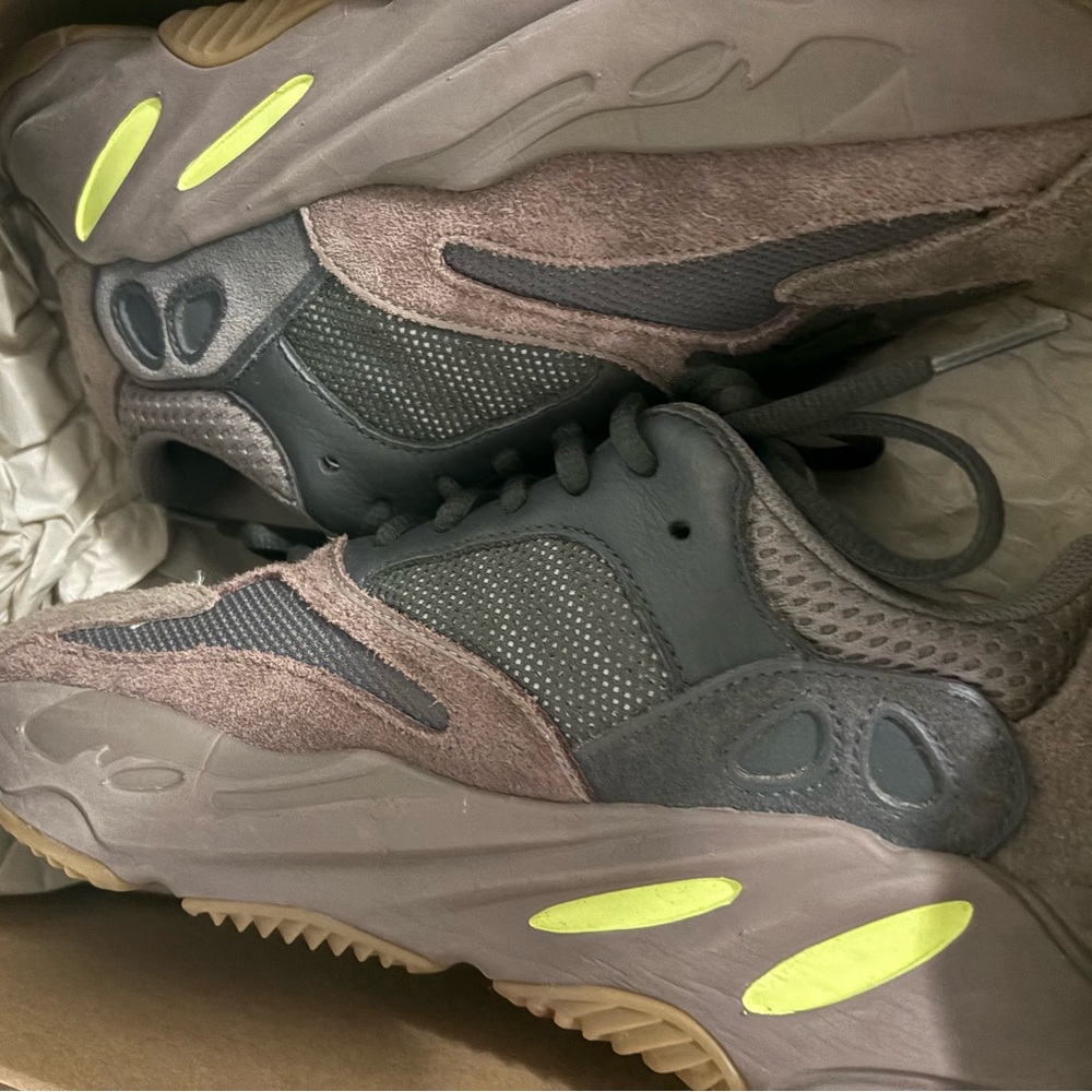 Chunky Athletic Sneakers in Dark Brown & Black with Neon Accents